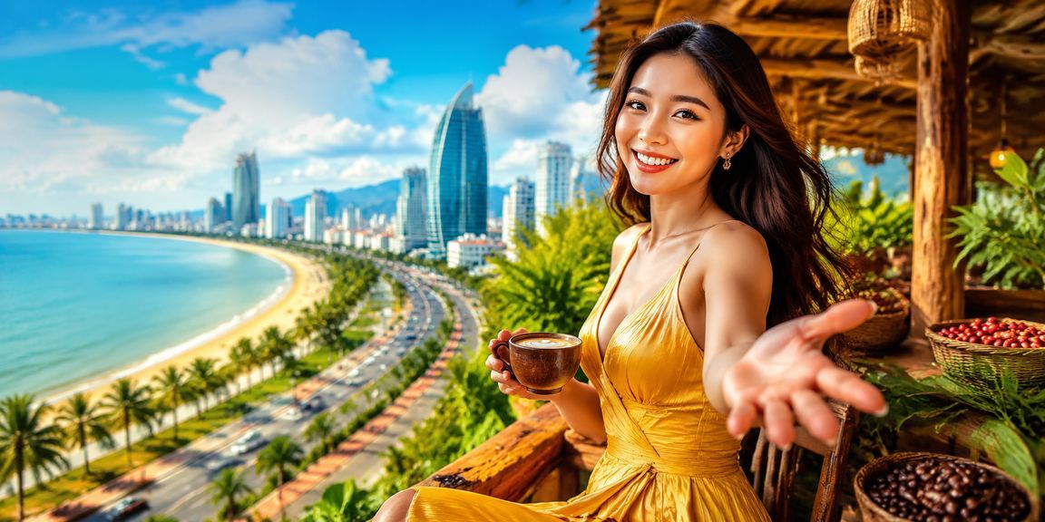 Người dùng tại Đà Nẵng truy cập nền tảng cá cược 6in1 qua điện thoại bên tách cà phê