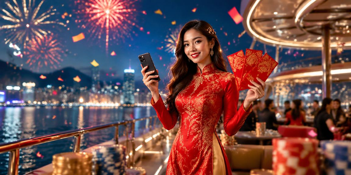 Phong bì đỏ may mắn dịp Tết tại Nha Trang gợi nhắc ưu đãi bonus cược theo mùa lễ